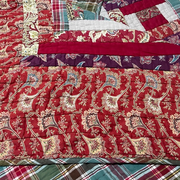 Pottery Barn Bedding Pottery Barn Vintage Log Cabin Patchwork